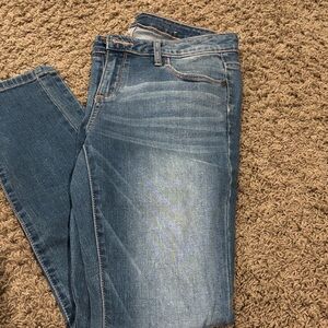 Simply Vera Vera Wang Blue Skinny Jeans